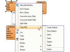 Copy SQL Statements from Tables