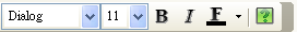 Font Toolbar
