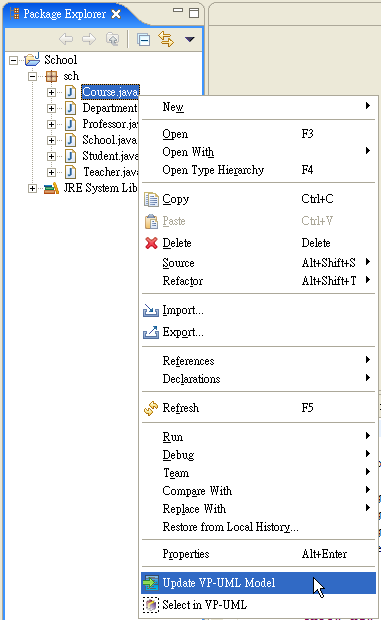 Update VP-UML Model Sample 3