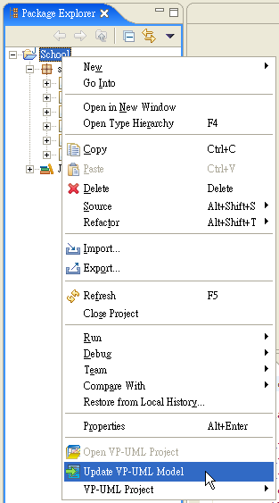 Update VP-UML Model Sample 1