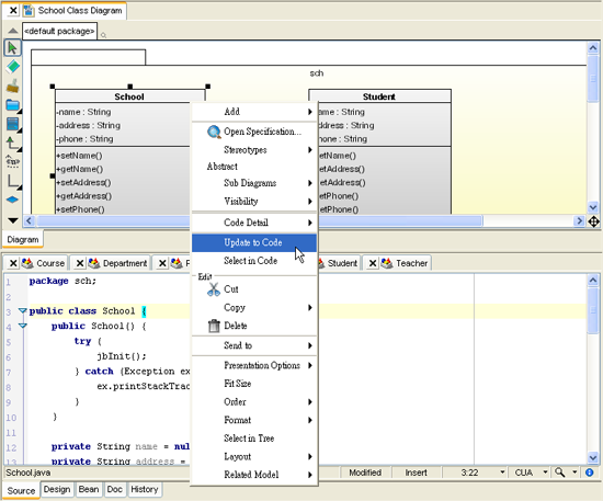 Update Code in SDE for JBuilder&reg;