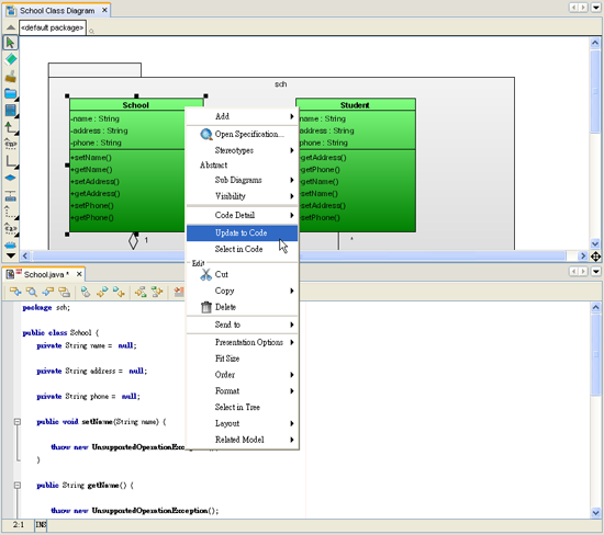 Update Code in SDE for NetBeans/Sun™ ONE