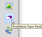 Opening PostMania Topic Pane