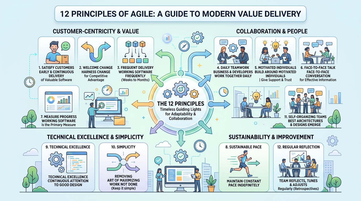 12 Principles Behind the Agile Manifesto