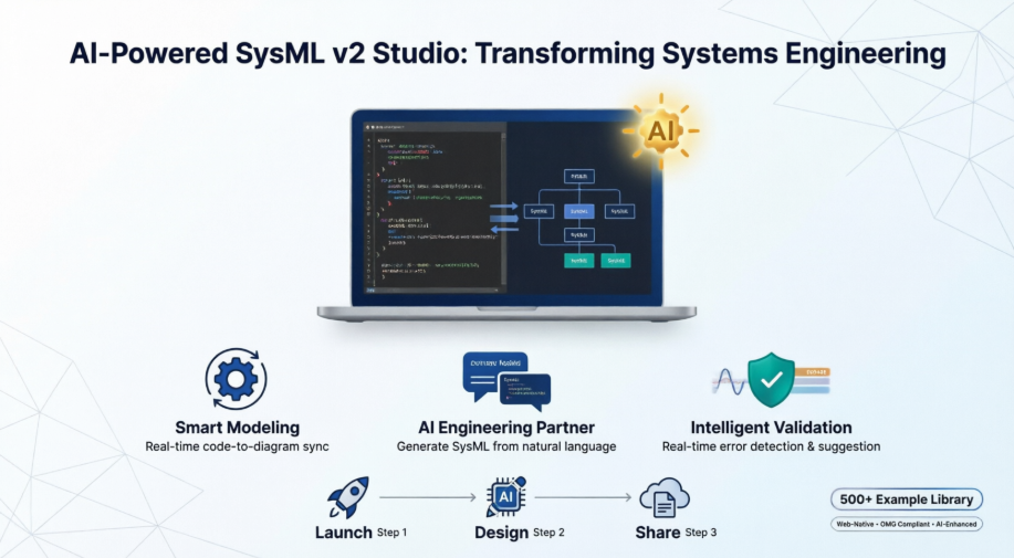 A Case Study on SysML v2 Studio for Accelerated Model-Driven Development