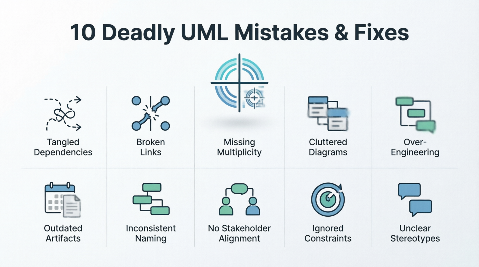 A complete and comprehensive guide to 10 Deadly UML Mistakes That Are Killing Your Project (And How to Fix Them)