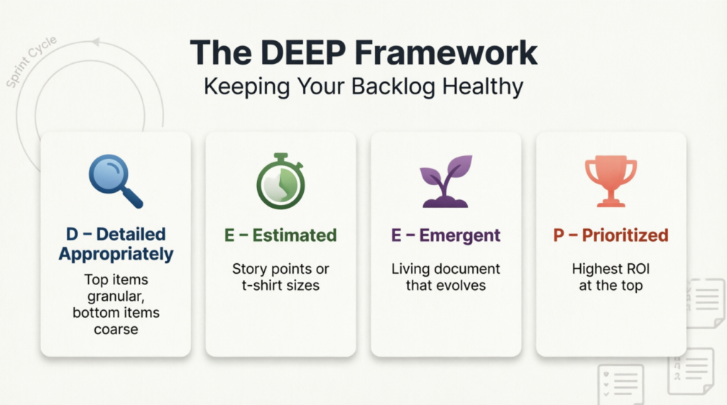Backlog Refinement Decoded: The DEEP Path to Sprint-Ready Stories
