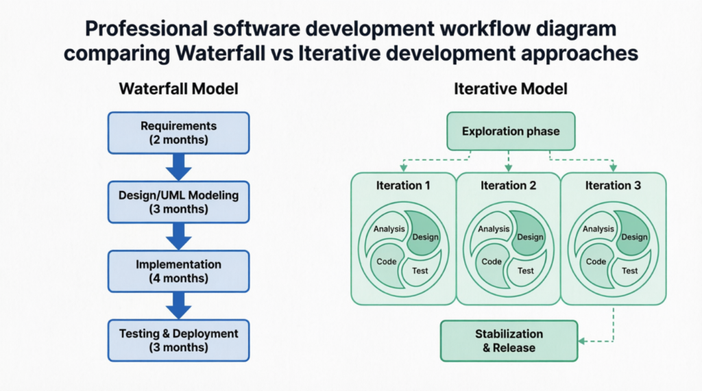 Beyond the Diagrams: How Process Choices Shape UML Modeling Success