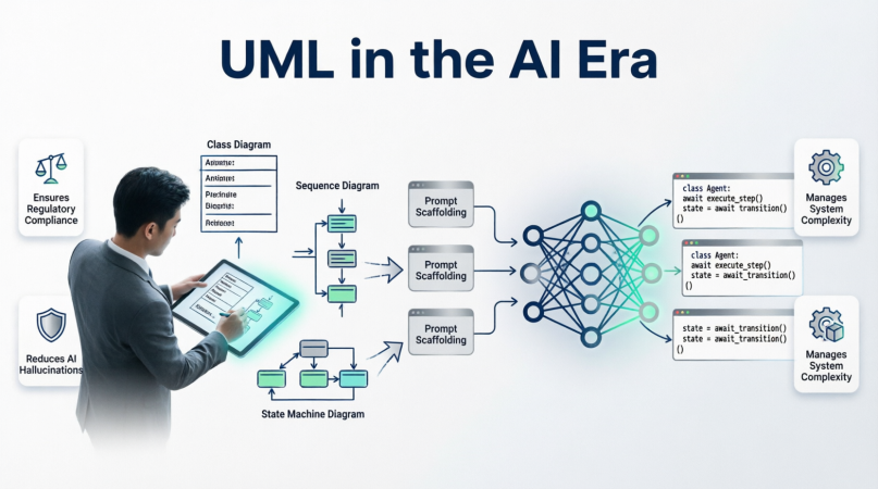 Beyond the Prompt: How UML Bridges Human Intent and AI Execution in Enterprise Architecture