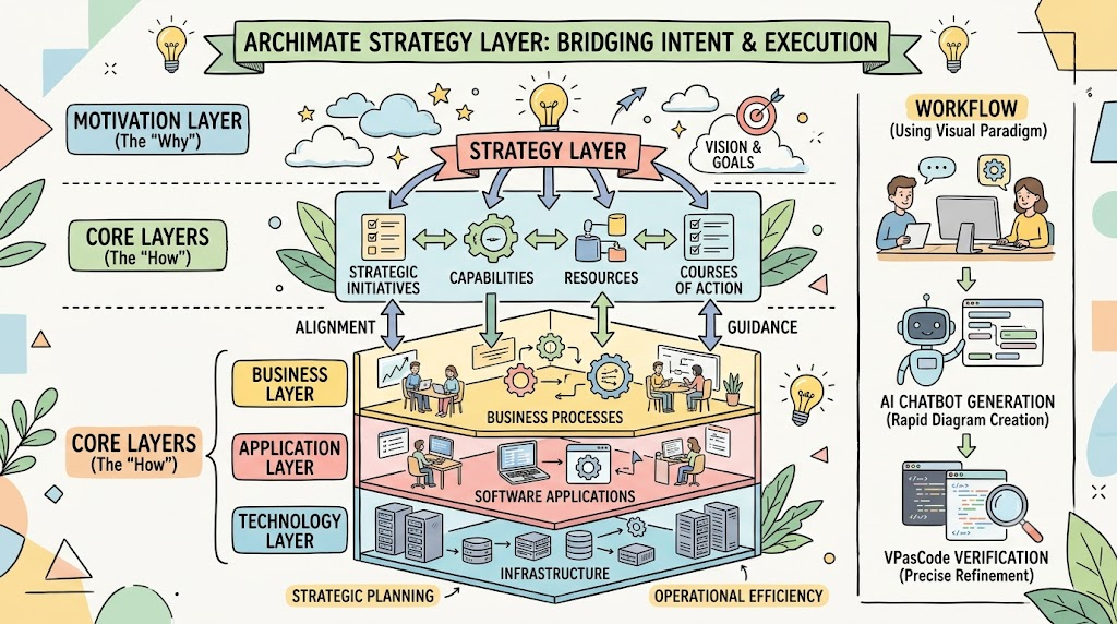Bridging Strategy and Execution: A Comprehensive Guide to ArchiMate 3.2 Layer Integration