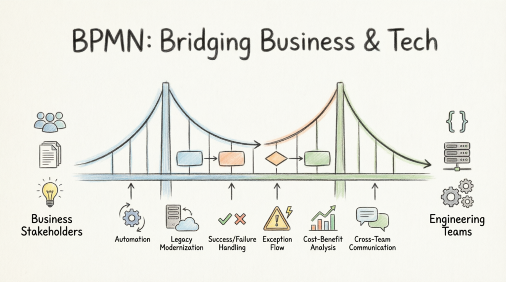 Bridging the Gap: How BPMN Transforms Business Processes into Precise System Requirements