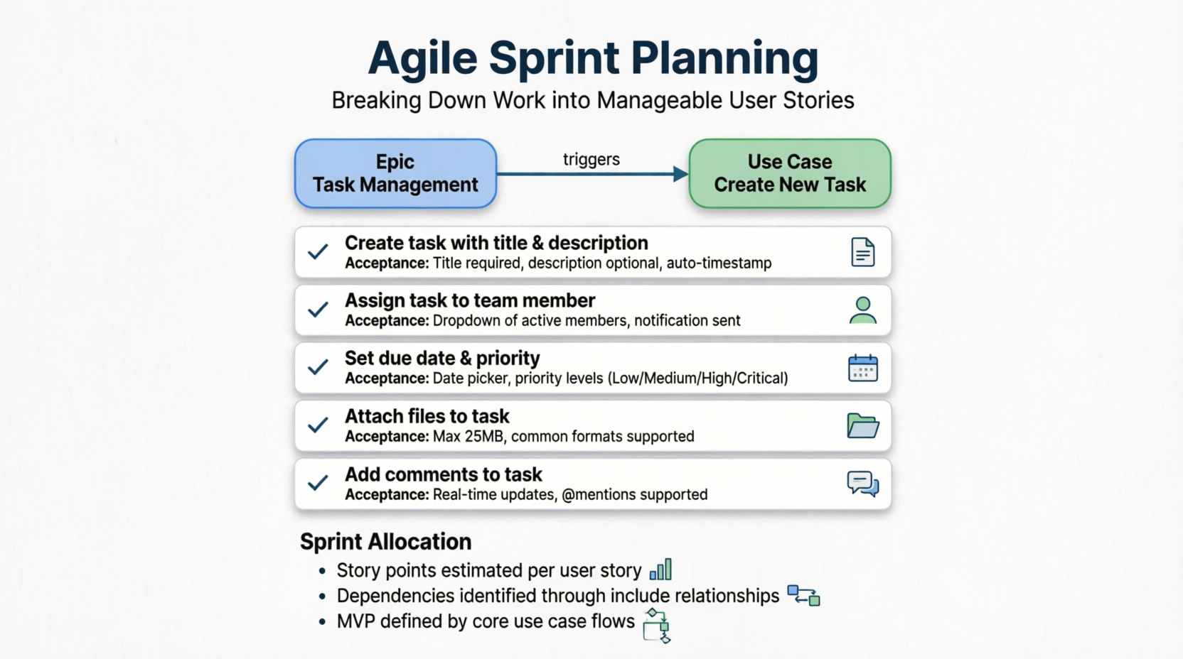 Agile Sprint Planning: Breaking Down Work into Manageable User Stories