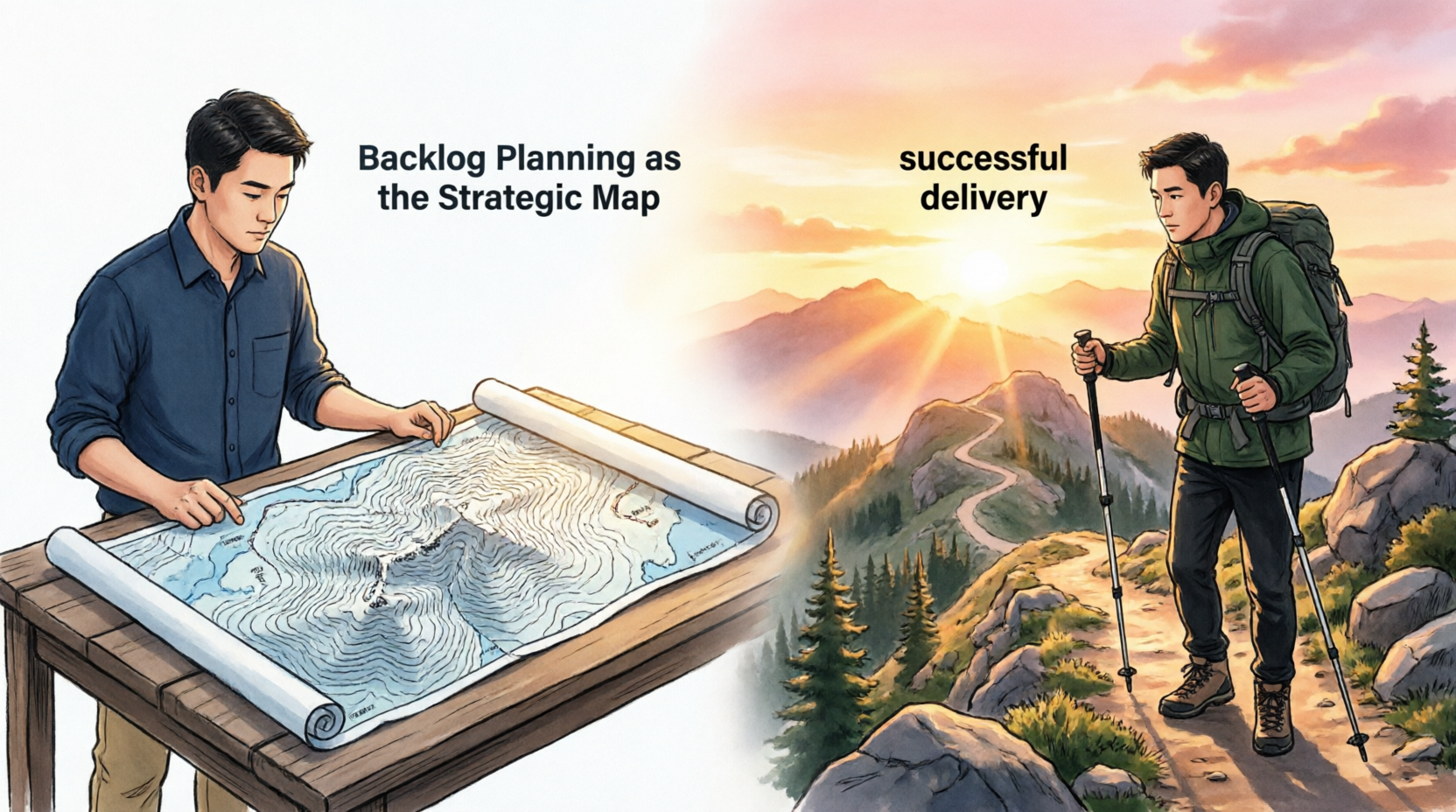 Backlog Planning and Sprint Planning are two sides of the same Agile coin