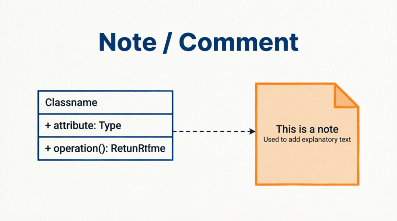 UML Terminology: Note / Comment