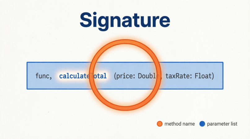 UML Terminology: Signature