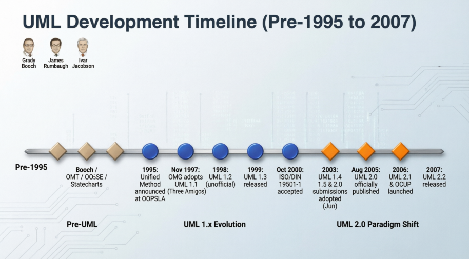 Comprehensive Guide to the History of UML