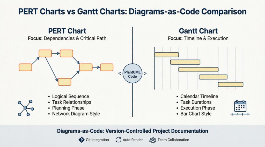 Diagrams-as-Code: Mastering PERT and Gantt Charts for Modern Project Management