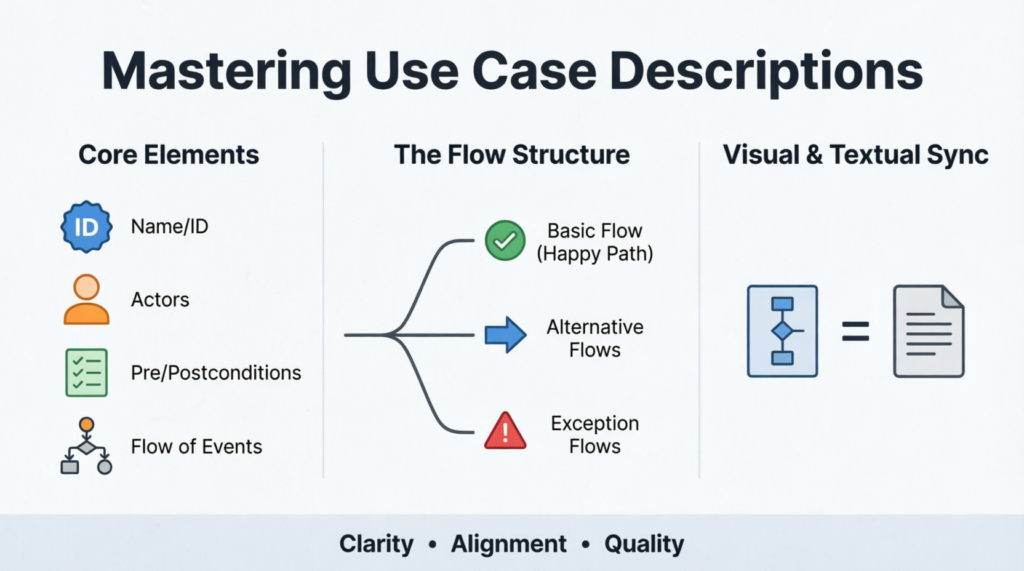 From Diagrams to Details: Mastering Use Case Descriptions for Clearer Requirements