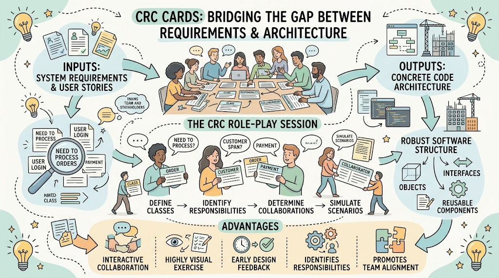 From Index Cards to Architecture: A Comprehensive Guide to CRC Role-Play Sessions
