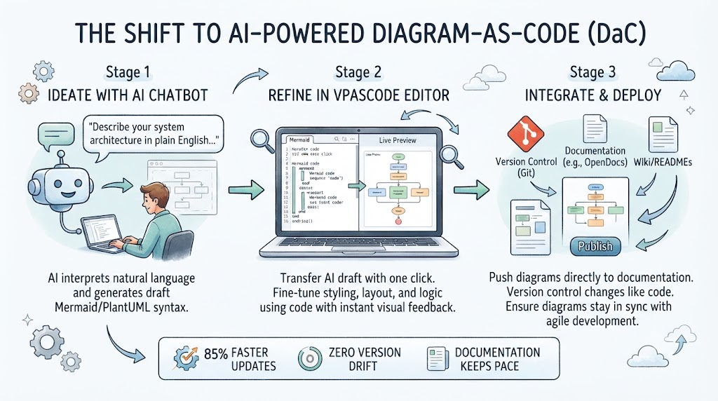 From Prompt to Diagram: How AI Chatbots Are Revolutionizing Diagram-as-Code