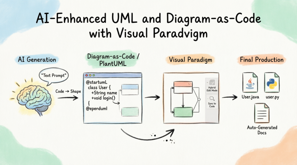 From Prompt to Production: A Beginner’s Guide to AI-Enhanced UML and Diagram-as-Code with Visual Paradigm