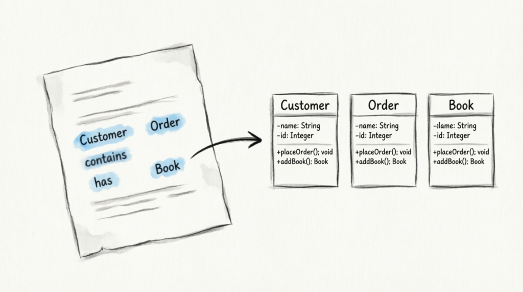 From Requirements to Reality: A Comprehensive Guide to Noun/Verb Analysis in UML Modeling