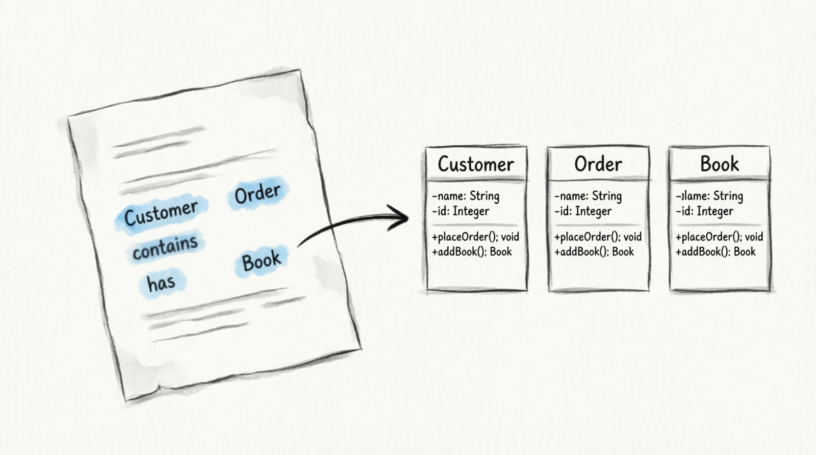 From Requirements to Reality: Noun/Verb Analysis in UML Modeling