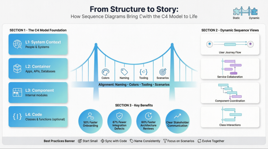From Structure to Story: How Sequence Diagrams Bring the C4 Model to Life