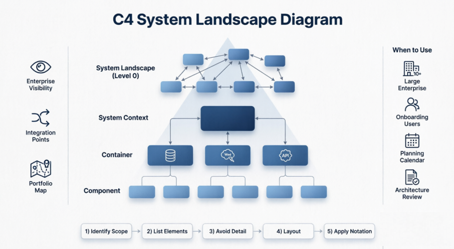 Mapping the Enterprise: A Complete Guide to C4 System Landscape Diagrams