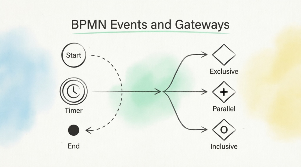 Mastering BPMN: A Comprehensive Guide to Events and Gateways