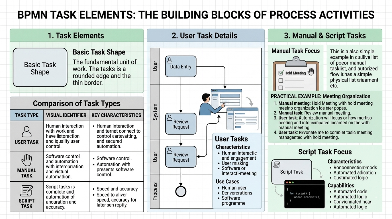 Visual Paradigm: BPMN Task Elements: The Building Blocks of Process Activities