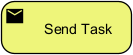 A BPMN Send Task shape