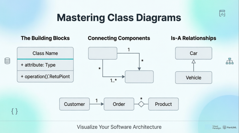 Mastering Class Diagrams: Visualizing the Static Architecture of Software Systems