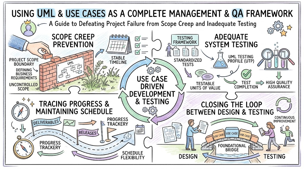 Mastering Project Scope and Quality Assurance: A Comprehensive Guide to UML Use Cases in Testing and Management