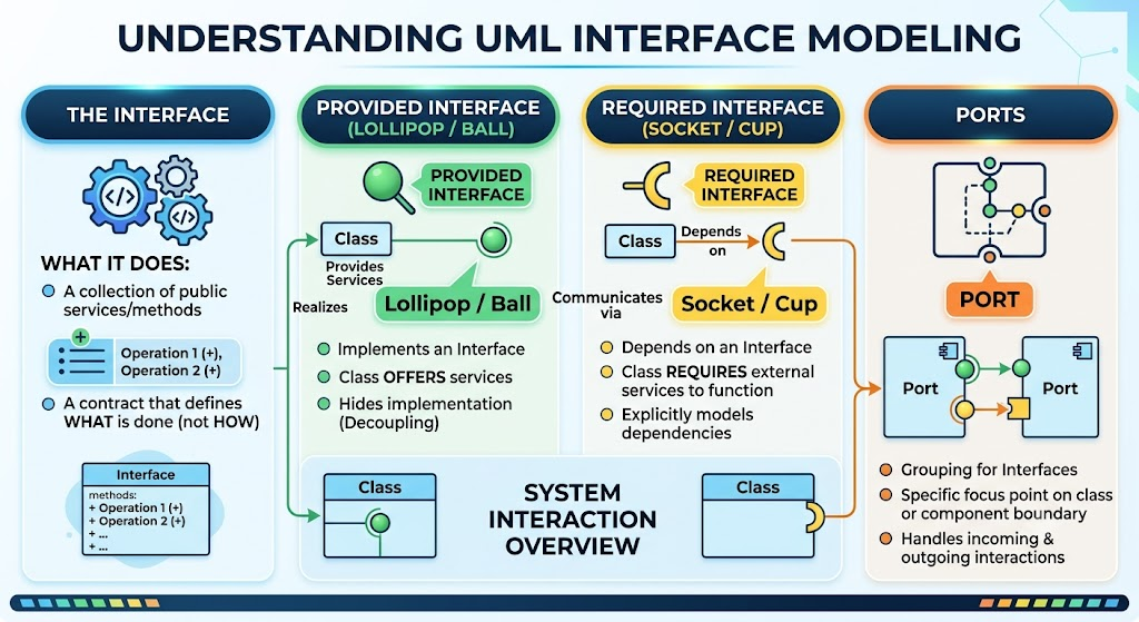 Mastering UML Interfaces: A Comprehensive Guide to Provided and Required Services