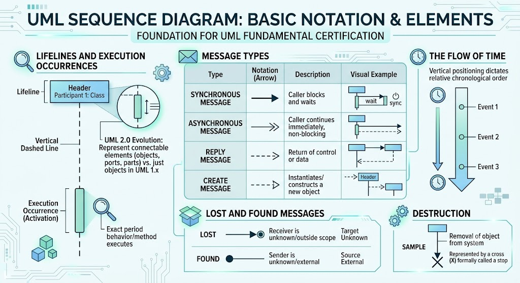 Mastering UML Sequence Diagrams: A Comprehensive Guide from Basic Notation to Advanced Decomposition