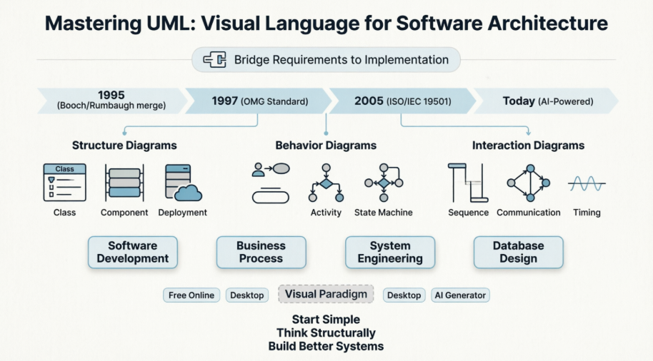 Mastering Unified Modeling Language: A Complete Guide to UML Diagrams, Tools, and Best Practices