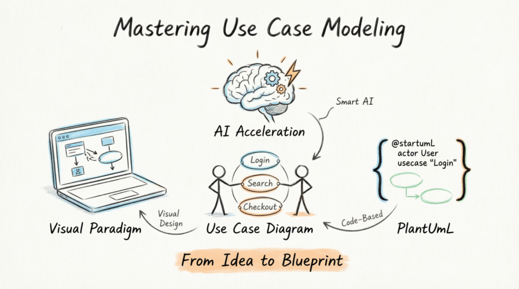Mastering Use Case Modeling: From Visual Paradigm to AI-Accelerated PlantUML