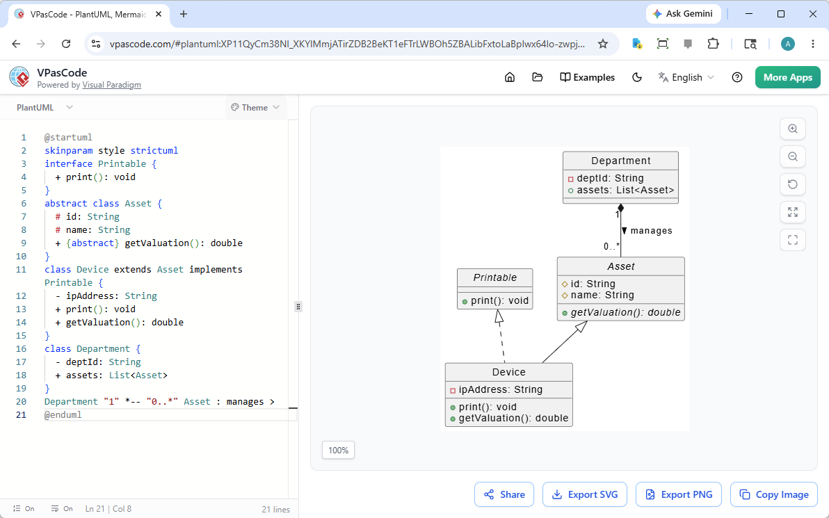 VPasCode Interface