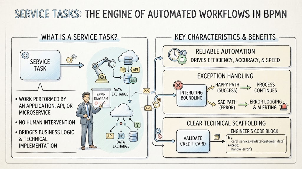 Orchestrating Automation: The Complete Guide to BPMN Service Tasks