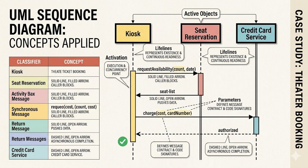 UML Sequence Diagram: Concepts Applied