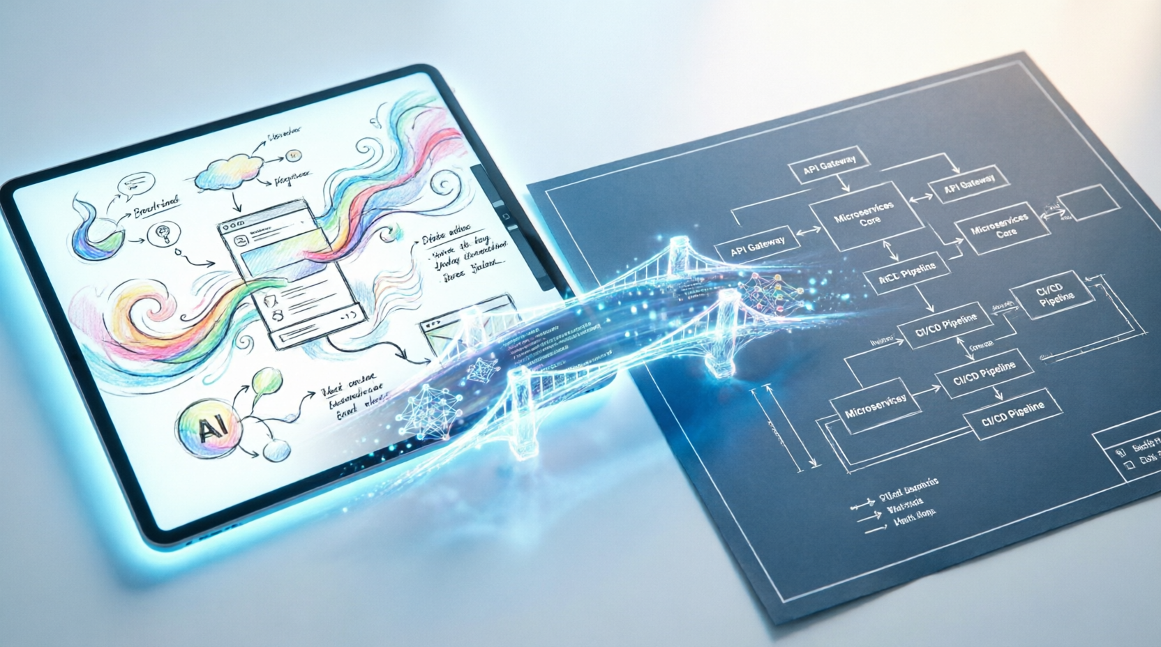 The Agile Blueprint: How Generative AI Reconciles Sketching and Blueprinting in Modern Software Modeling