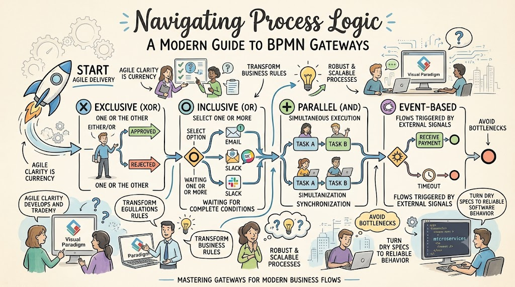 The Agile Guide to BPMN Gateways