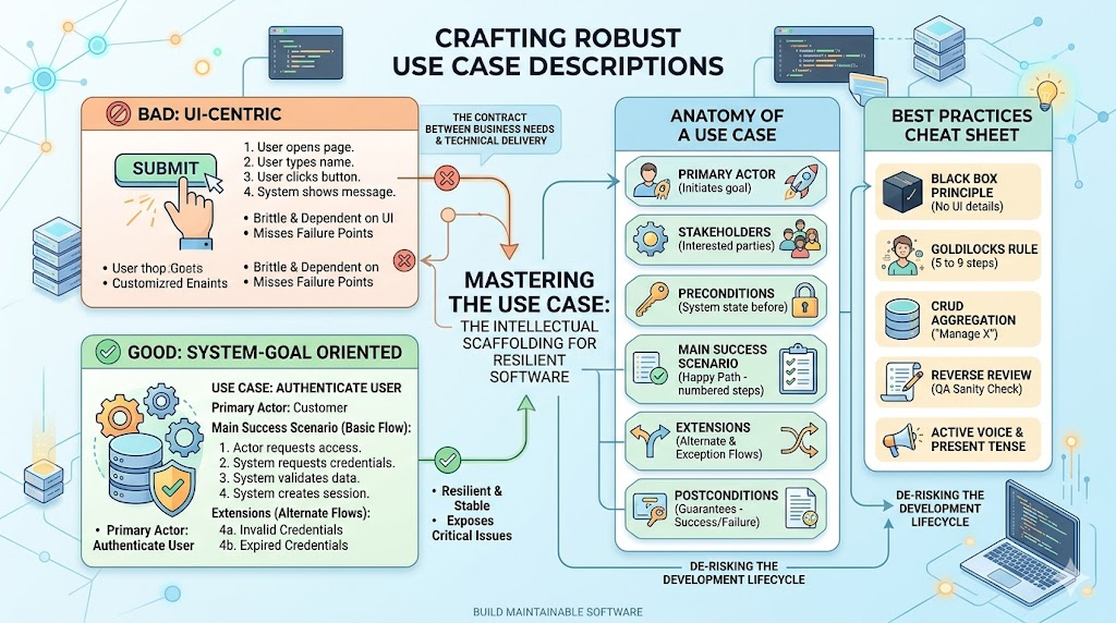 The Blueprint of Behavior: A Masterclass in Writing Flawless Use Case Descriptions