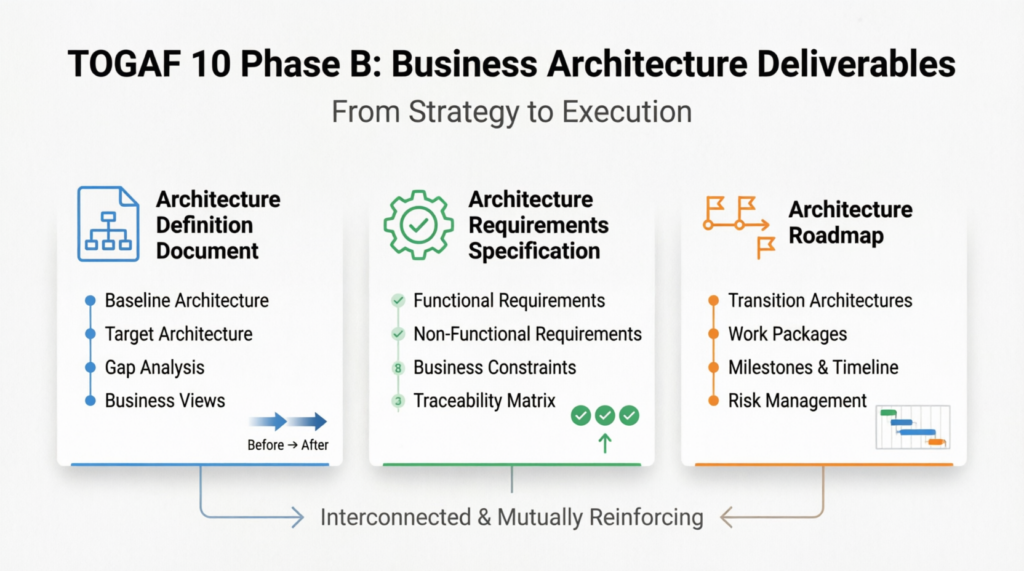 The Complete Guide to TOGAF 10 Phase B: Business Architecture Deliverables