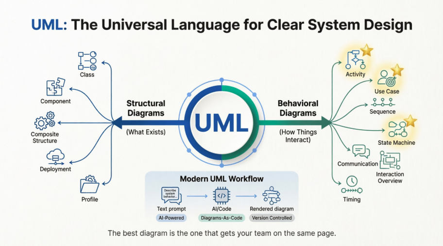 The Complete Guide to UML Diagram Types: 14 Visual Models for Clearer Systems