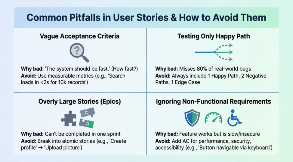 User Story: Common Pitfalls and How to Avoid Them