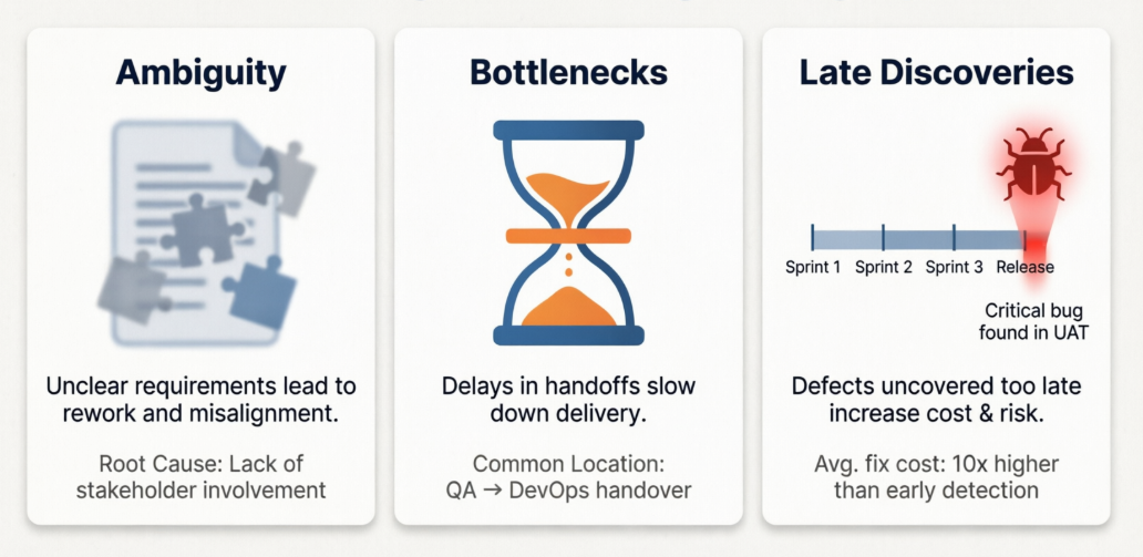 The core issues identified during a Sprint Retrospective