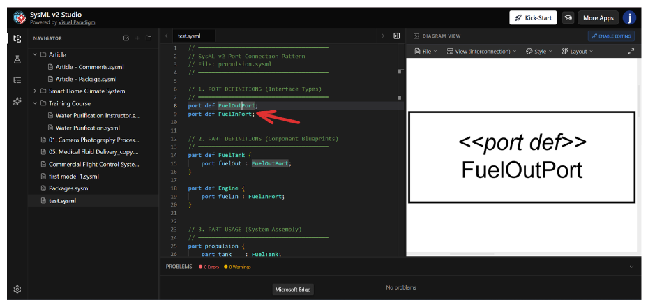 Tutorial: Context-Aware Diagram Rendering in SysML v2 Studio