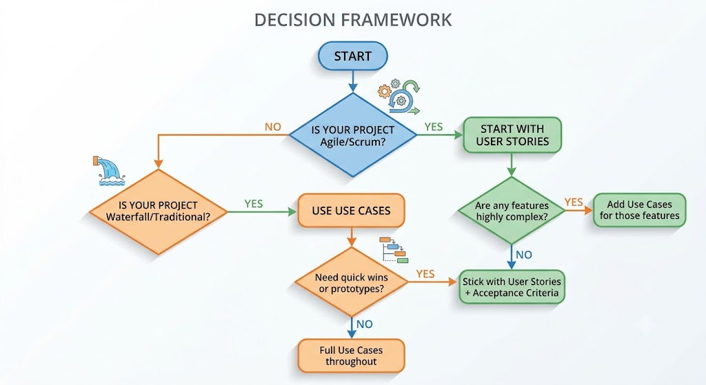 Use Case or User Story: Decision Framework